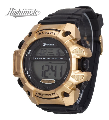 Relógio X-games Masculino Digital Xmppd399 Bxpx Dourado