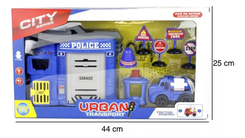 Estacion Policia Electronica Luz Sonido Carro Juguete