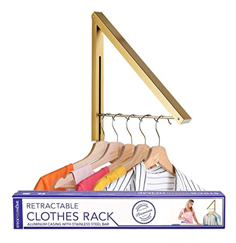 Stock Su Casa Retractable Clothes Rack, Wall Mounted Snyhl