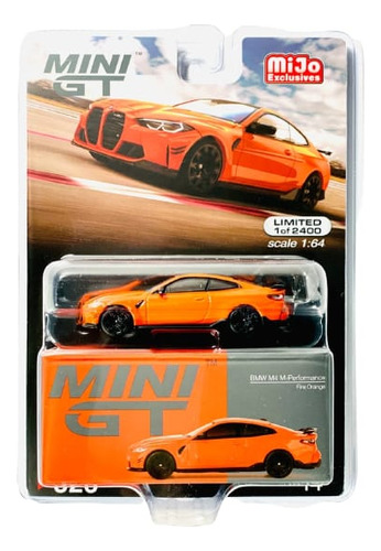 Mini Gt 1:64 Bmw M4 M Perfomante Naranja Deportivo 