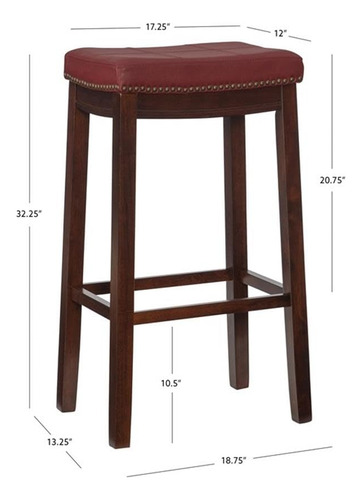 Riverbay Furniture Juego De 3 Taburetes De Bar Sin Respaldo
