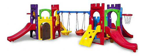 Playground Petit Play Plus C/ Balanço Jet Duplo Parque Freso Cor Colorido