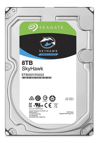 Seagate Skyhawk 3.5 8tb St8000vx0022 Disco Duro Pc 