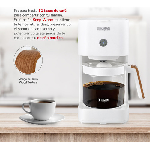 Cafetera De Filtro 1,5 Lts Th-134b