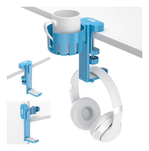 Colgador De Auriculares Kdd 2 En 1 Con Soporte Para Taza De