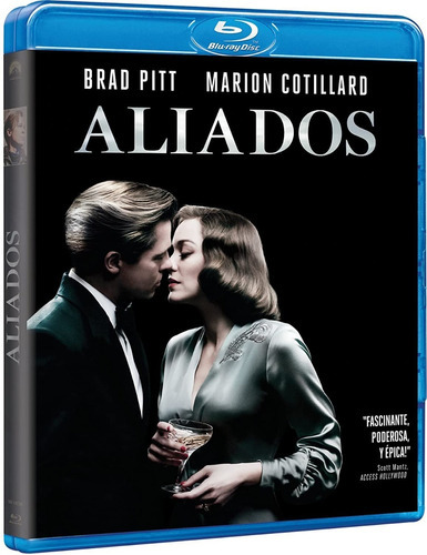 Aliados | Blu Ray Brad Pitt Película Nuevo