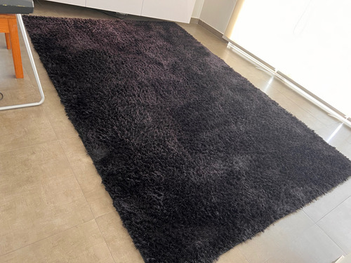 Alfombra Shaggy Belga 3mtx2mt Negra