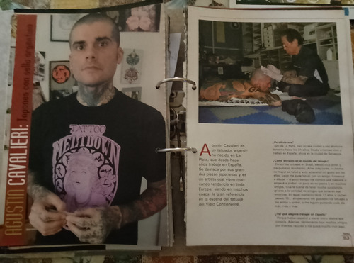 8 Revistas Arte Tatoo Y Tatoo Mag Más De 500 Pag De Diseños (Usado)