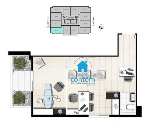 Sa0140-condomínio Empresarial Sala À Venda, 46 M² Por R$ - Santana - São Paulo/sp - Sa0140