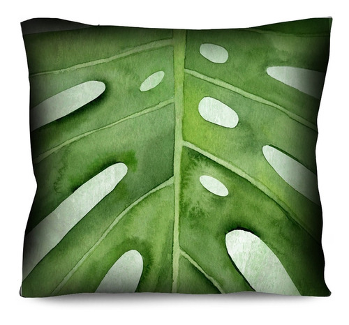 Imagem 10 de 10 de Kit Quadros 60x40 + 4 Capas De Almofada Folhagem Verde 42cm