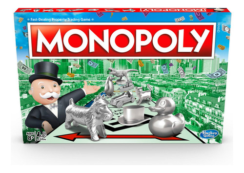Z Jogo De Tabuleiro Clássico Monopoly Da Hasbro Gaming