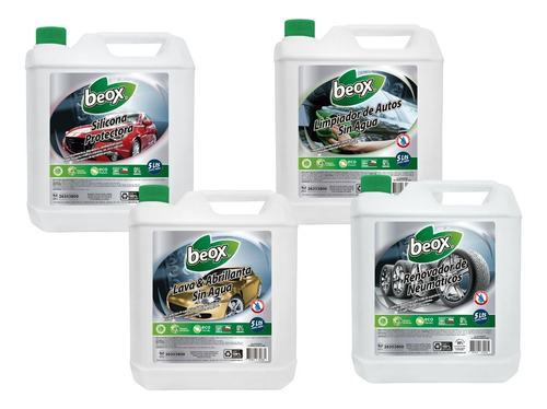 Kit Lavado Auto Sin Agua Beox® Profesional