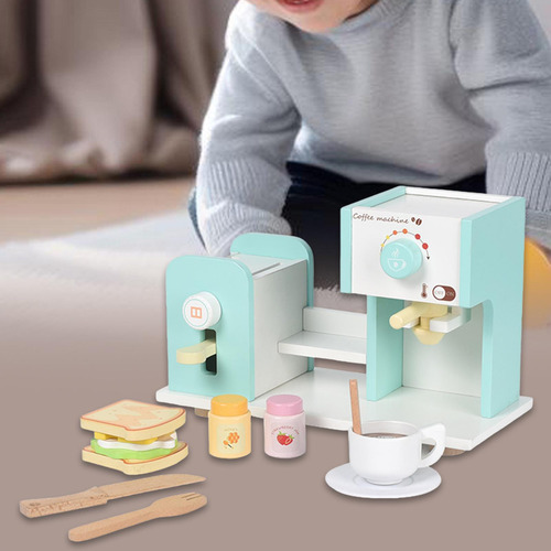 Cafetero De Madera Toy Fetend Play El Electrodoméstico