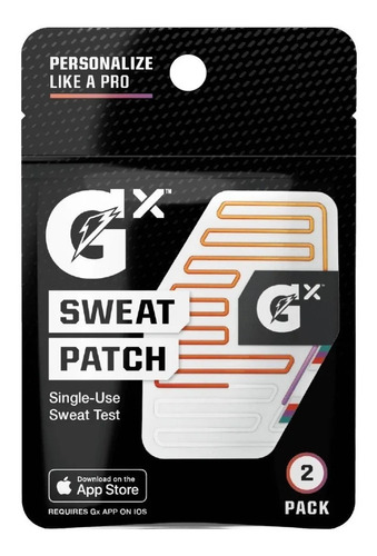 Parche Gatorade, Gx Sweat Patch - Pegatina, Sudor, Sodio