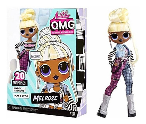 Boneca Lol Surprise Omg Melrose Fashion Doll 20 Surpresas