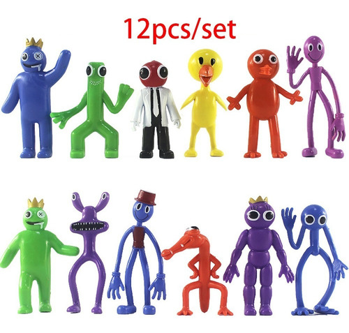 Imagen 1 de 10 de 12pcs Roblox Rainbow Friends Acción Figura Modelo Juguete