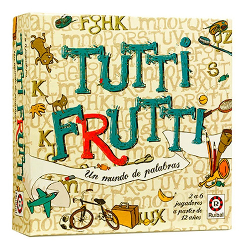 Juego De Mesa Tutti Frutti Un Mundo De Palabras Ruibal