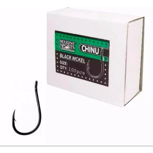Anzol Chinu Marine Sports Número 2 Caixa Com 100 Unidades