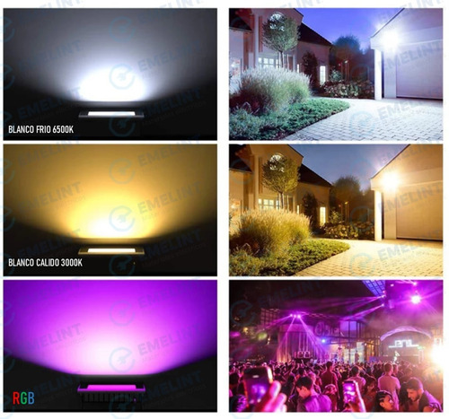 Imagen 3 de 9 de Reflector Led 20w Wifi Luz Fria Calida Rgb Smartlife Ip65