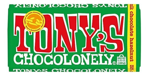 Tony Chocolonely El 32% Barra De Chocolate Con Leche Con Ave