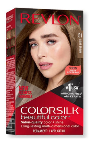 Tinte Sin Amoniaco Revlon Colorsilktono 51 Castaño Claro