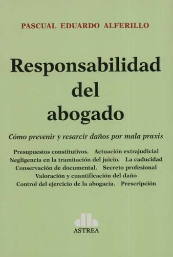 Libro Responsabilidad Del Abogado