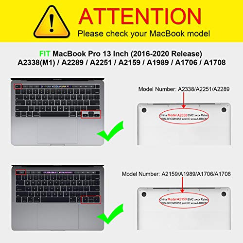 Funda Protectora Para Macbook Pro 13 A2338 Transparente