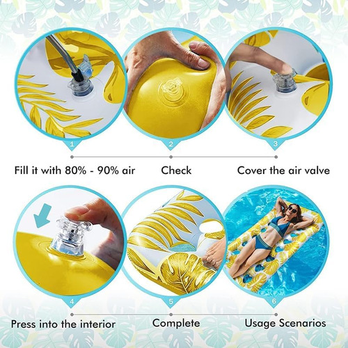 Flotador Inflable Para Alberca,tumbonas Inflables Para