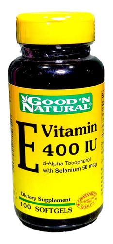 Vitamina E 400iu Selenio 100sof - Unidad a $680