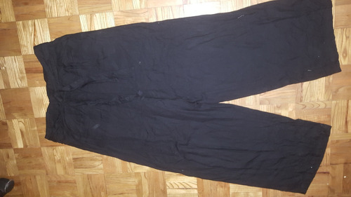 Pantalon Negro Moderno Marca Bas