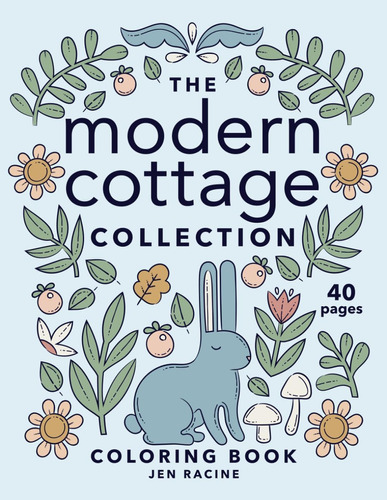 Libro: The Modern Cottage Collection Coloring Book