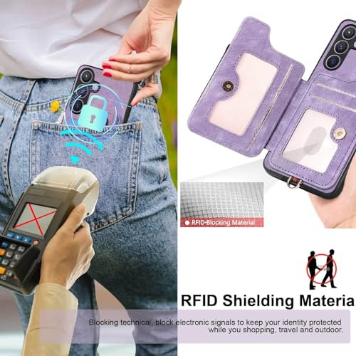 Funda Para Galaxy S24 Plus Morado Piel