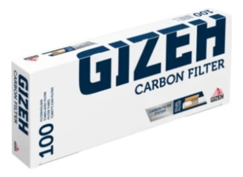 Tubo Gizeh Carbon Caja X 100 Unidades