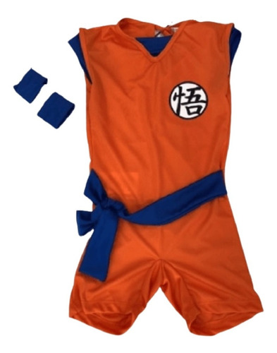 Fantasia Infantil Dragon Ball Super Goku Macacão Curto