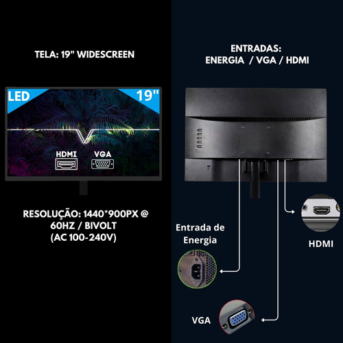 Computador Completo Intel Core I7 16gb Ssd 480gb Monitor
