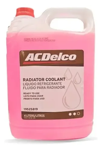 Fluido Aditivo Radiador 4l Pronto Uso Chevrolet Gm 19525819