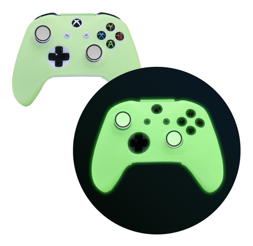 Funda Control Silicón Fosforescente Para Xbox One X Y S