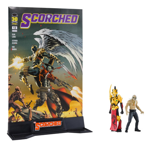 Figura Comic Book Scorched Freak / Mandarin Spawn