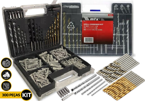 Imagem 2 de 5 de Kit Jogo De Ferramentas 340 Peças Maleta Multiuso