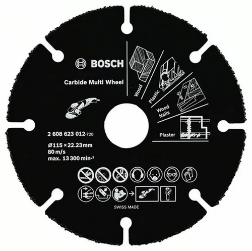 Corte Bosch Amoladora 115 Mm Madera Clavos