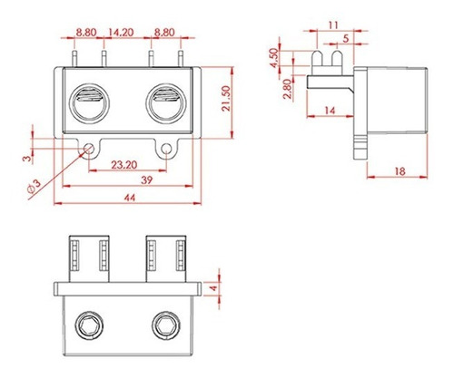 Imagem 3 de 3 de Conector Terminal Borne Da Fonte Automotiva 70a 90a A 120a