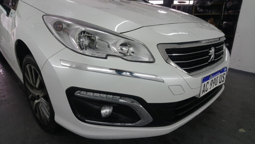 Peugeot 408 2016 2018 Protectores Paragolpes Cromados 30 Mm