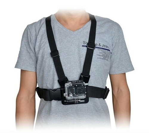 Imagen 4 de 4 de Pechera Arnes De Pecho Para Camaras Gopro Hero 5 6 7 8 9