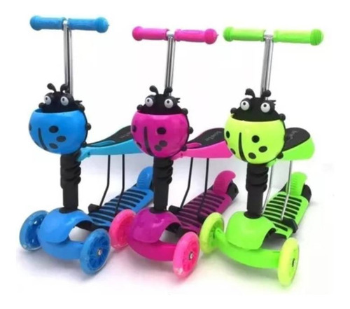 Scooter Monopatin 3 En 1 Para Niños