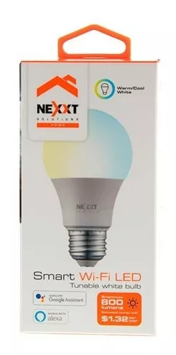 Bombilla Led Inteligente Wifi Nexxt Nhb-w110, Google / Alexa