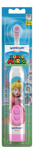 Cepillo Dental Electrico Princesa Peach Mario Bros