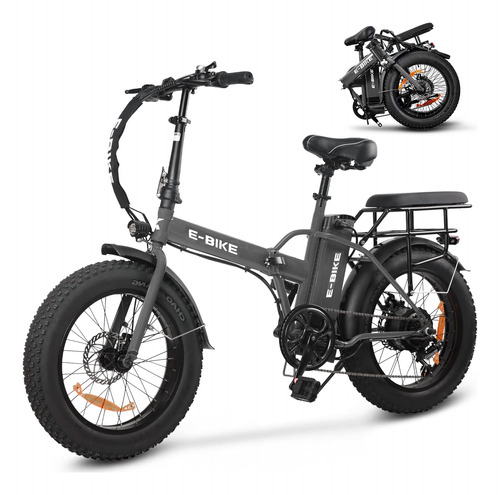 Aiwargod Bicicleta Electrica Para Adulto Motor 500 W Bateria