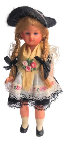 Muñeca De Colección Vintage Hecho A Mano Alemania