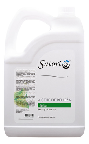 Aceite Herbal X4000cc  Satori - mL a $55