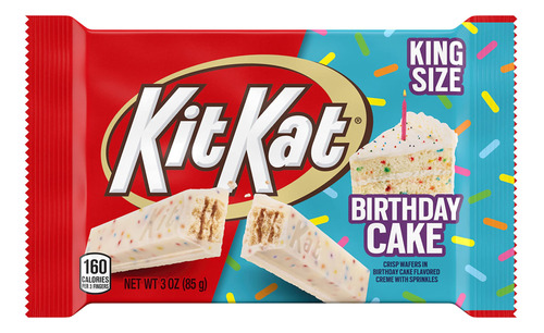 Kit Kat Crema Con Sabor A Pastel De Cumpleaos Con Chispas, B